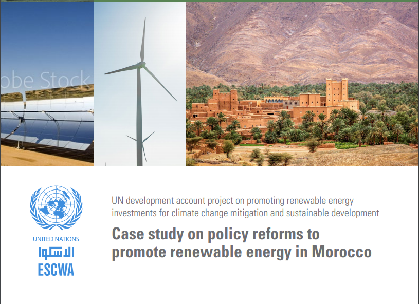 Case study on policy reforms to promote renewable energy in Morocco