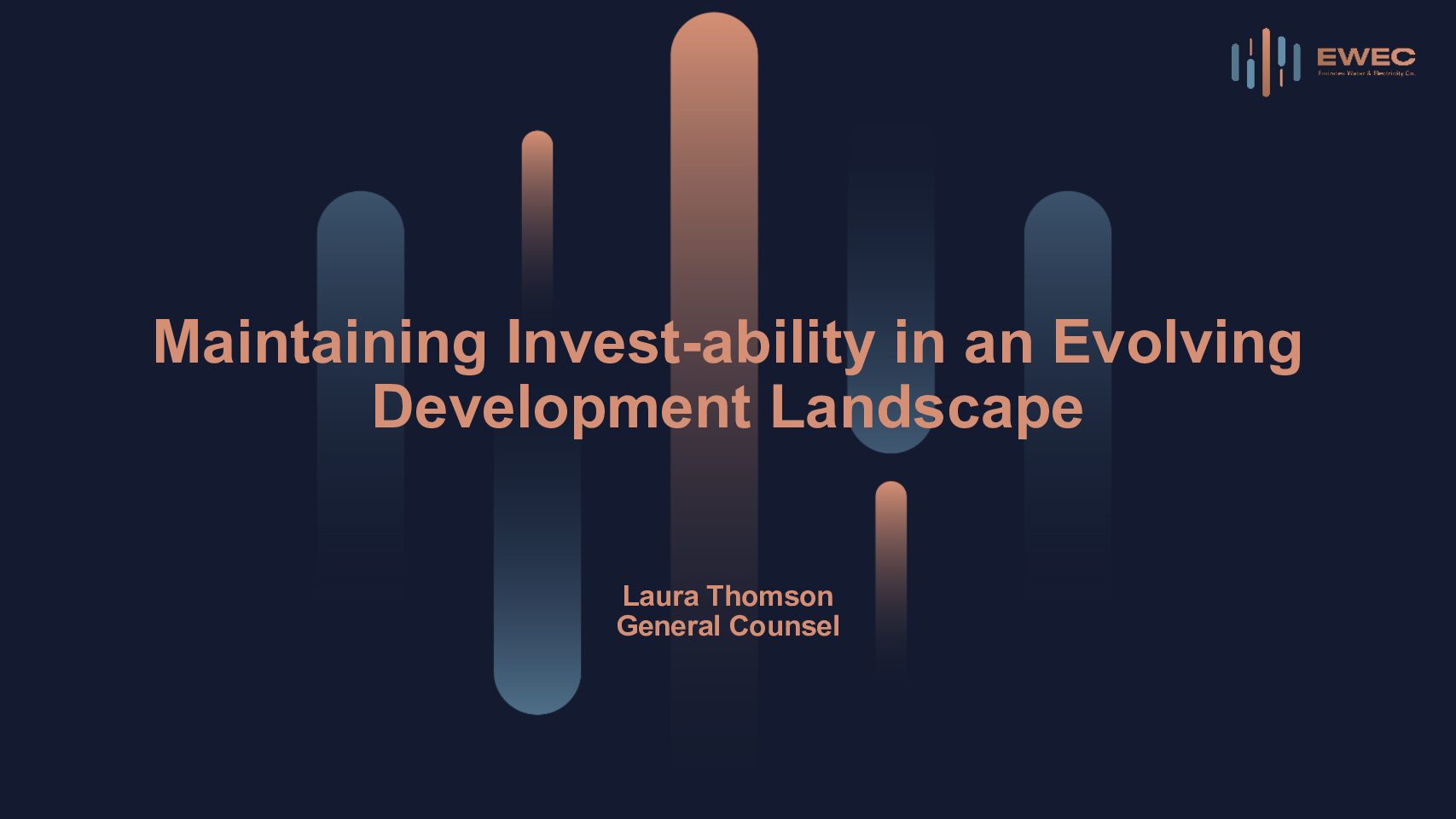 WETEX2024 | Maintaining Invest-ability in an Evolving Development Landscape